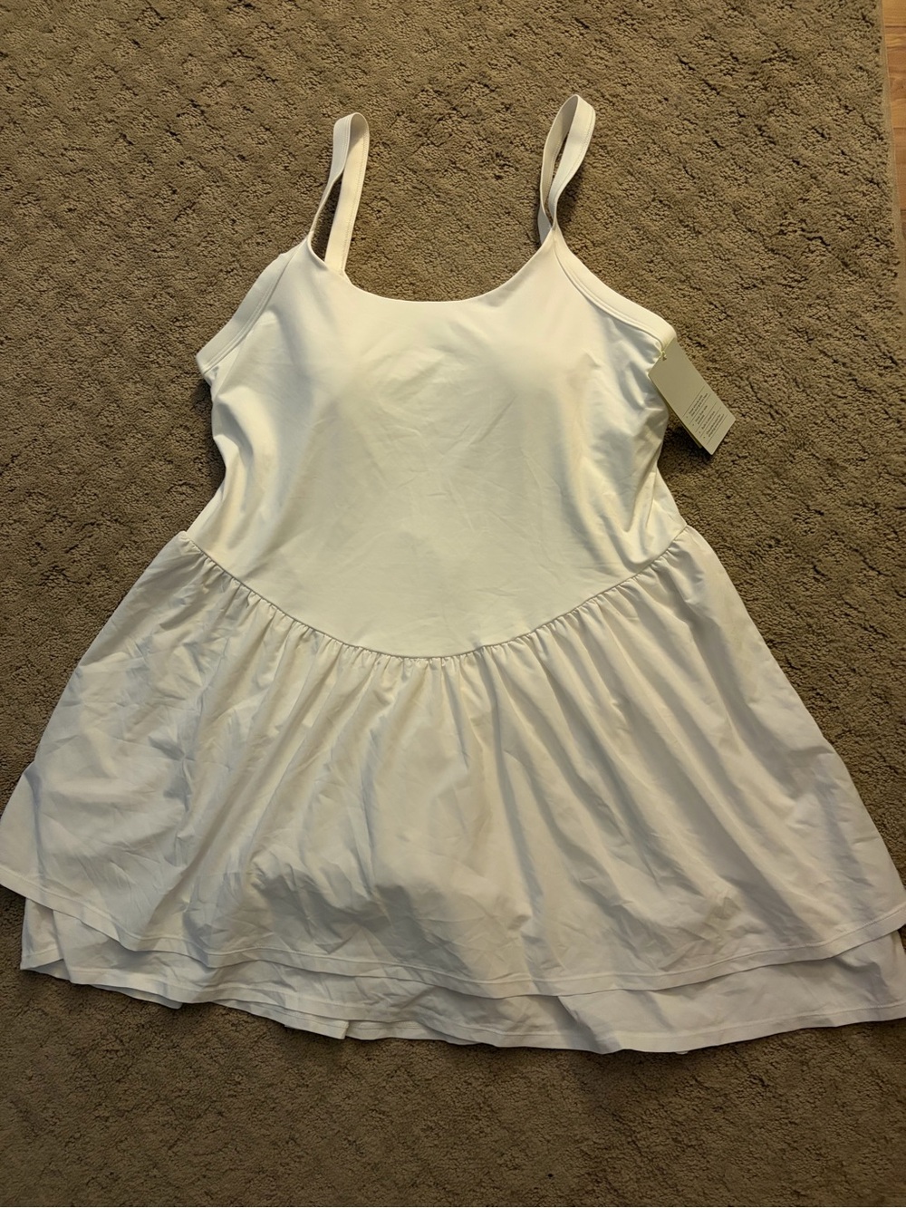 all in motion White Sleeveless Tennis Dress